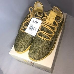 NWT Yellow ADIDAS PW TENNIS HU Sneakers Size 7